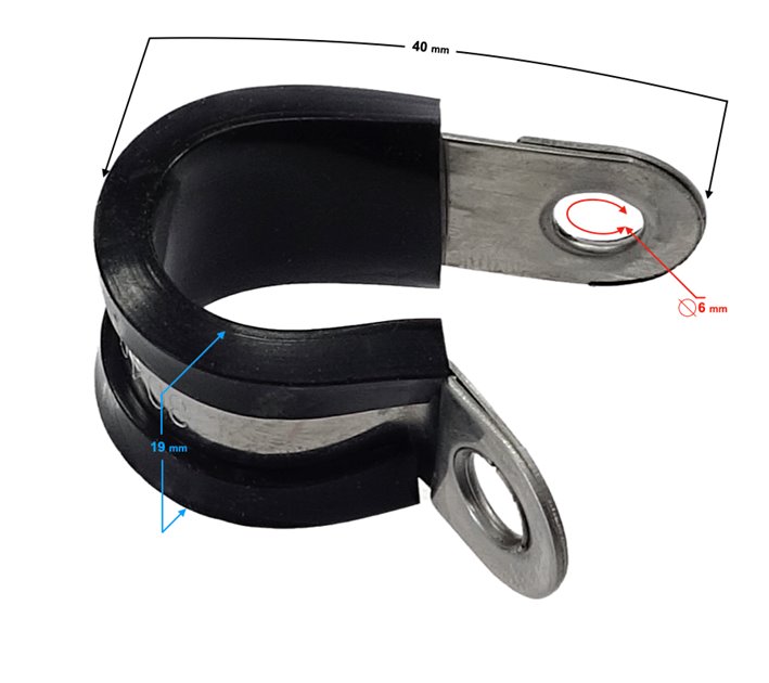 Zacisk instalacji wtrysku paliwa Barton Falcon 50 (E5)