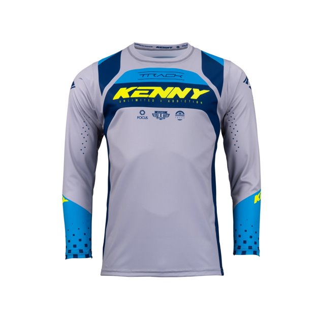 Koszulka Cross/Enduro Kenny Racing Track Kid/Junior Navy/Neon Yellow ROZMIAR XXXXS | 231-3403022-5032