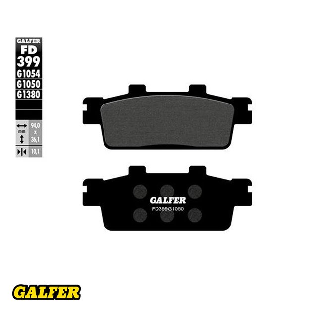 GALFER KLOCKI HAMULCOWE KH427 PÓŁMETALICZNE SCOOTER