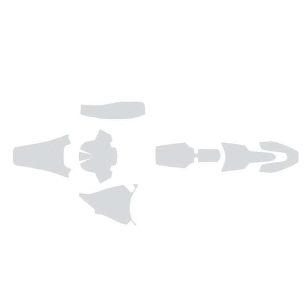Okleina przeciwbłotna Husqvarna FC/TC, TE/FE Blackbird | E5609