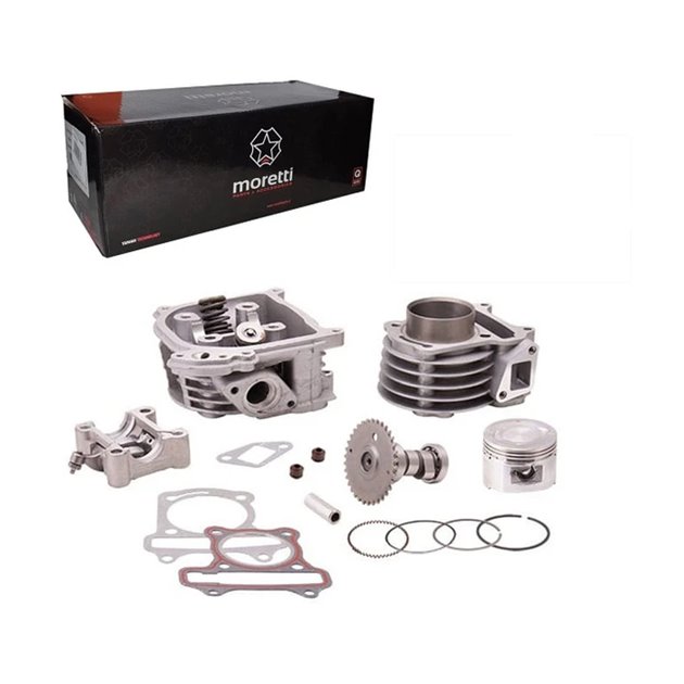 Zestaw cylinder głowica Skuter GY6 139QMB/139QMA 80cc 4T tuning MORETTI | 5905220819690