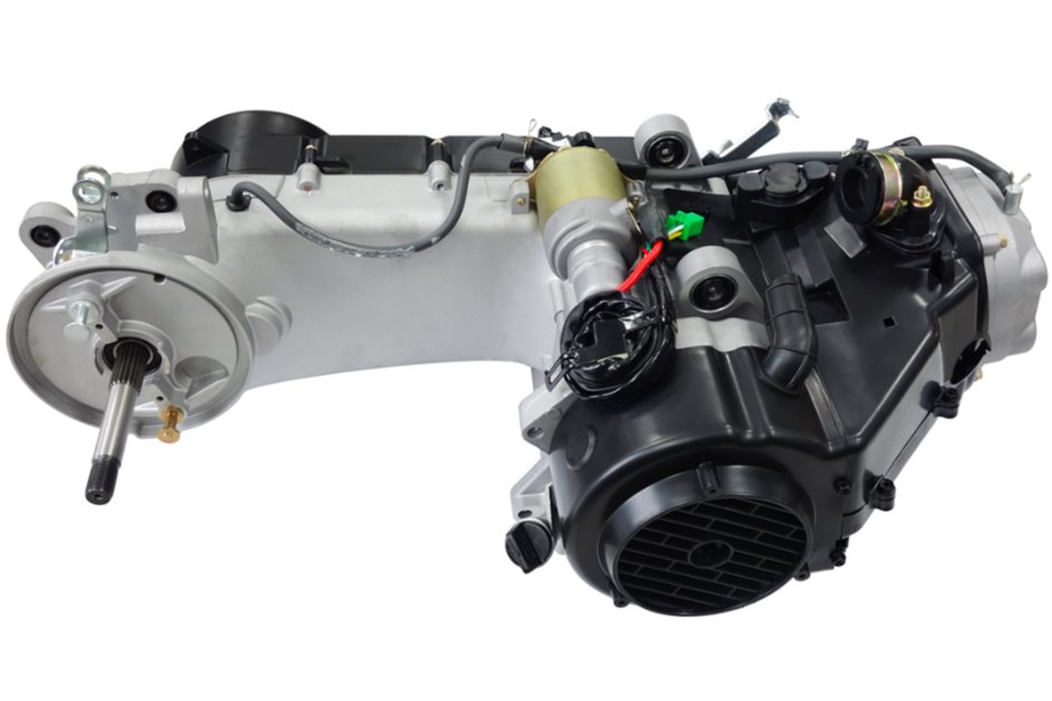 Silnik skuter 150cc 4T 157QMJ, Automat, czarny