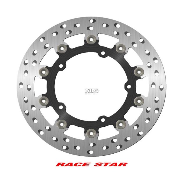 Tarcza hamulcowa (przód) RACE STAR PREMIUM YAMAHA MT-03 '16-'22, R3 '19-'22, YZF-R25 '14-'17, YZF-R3 '15-'18 (298X132X5MM) (5X8,25MM) (ŚRODEK ALUMINIOWY, POLEPSZONE CHŁODZENIE) NG