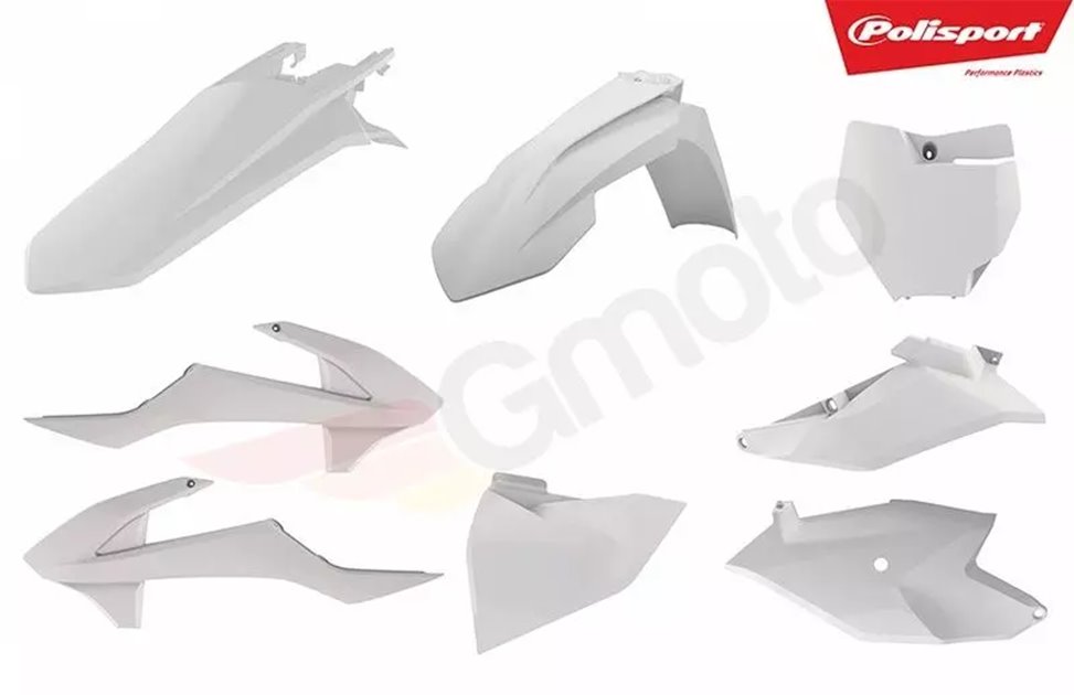 Zestaw plastików Body Kit Polisport biały | 90761