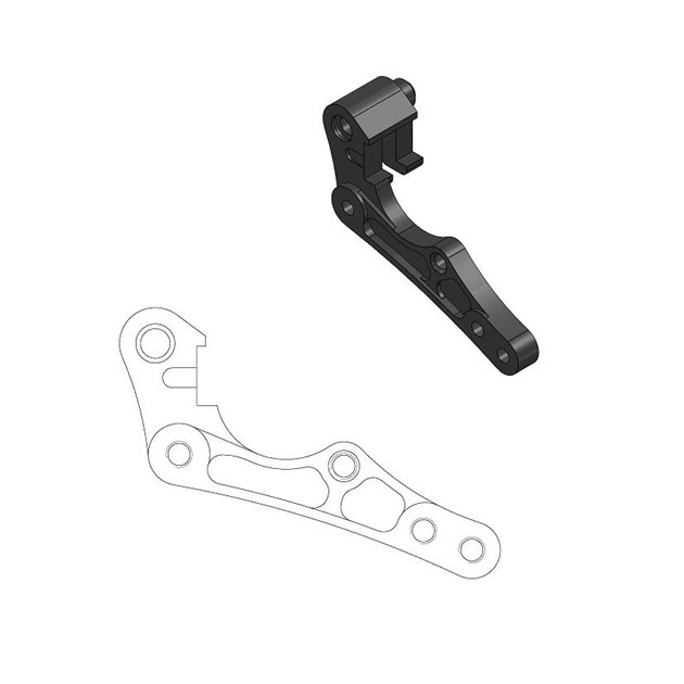 ADAPTER DO TARCZY HAMULCOWEJ FLAME 270MM PRZÓD KTM 125/530 09-17, HUSQVARNA 125/350 14-17, HUSABERG 125/570 09-14 MOTO-MASTER
