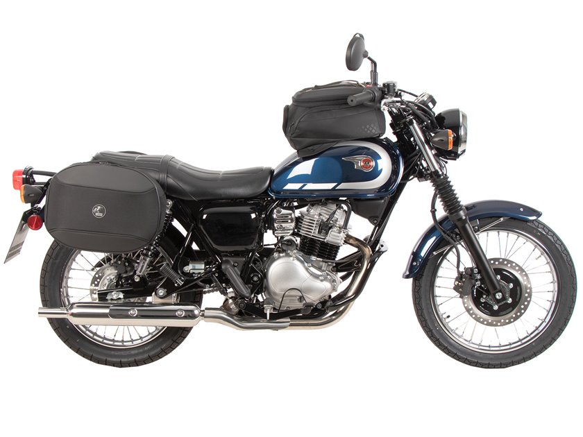 Chromowany bagażnik boczny C-Bow do Kawasaki W230 / Meguro S1 2025 - 2025 Hepco Becker