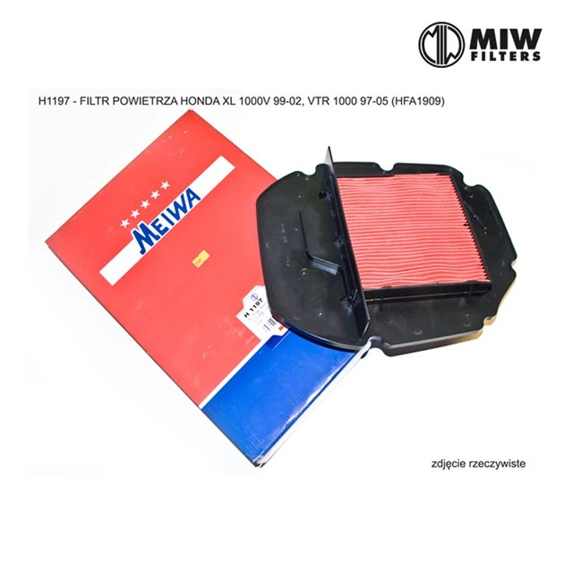 MIW (MEIWA) FILTR POWIETRZA HONDA XL 1000V 99-02, VTR 1000 97-05 (HFA1909)