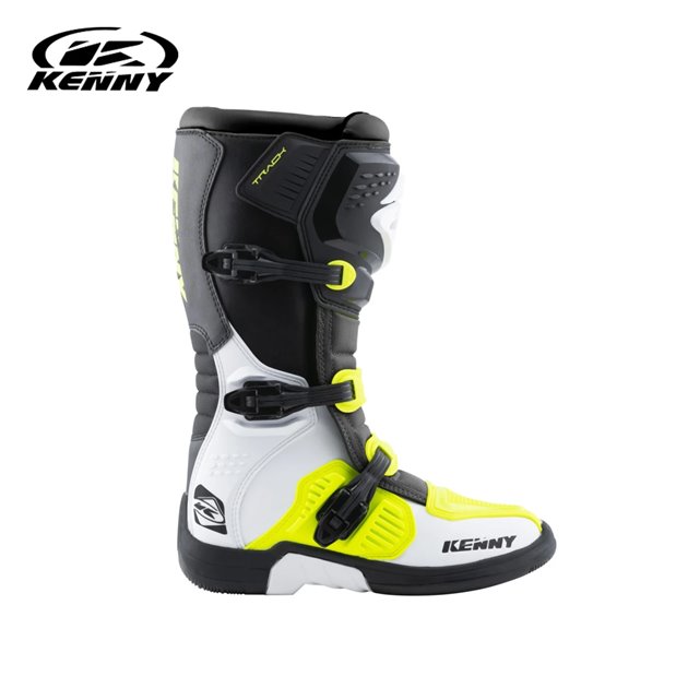 Buty Cross/Enduro Track WHITE/NEON YELLOW 47 Kenny Racing | 221-7103010-4704