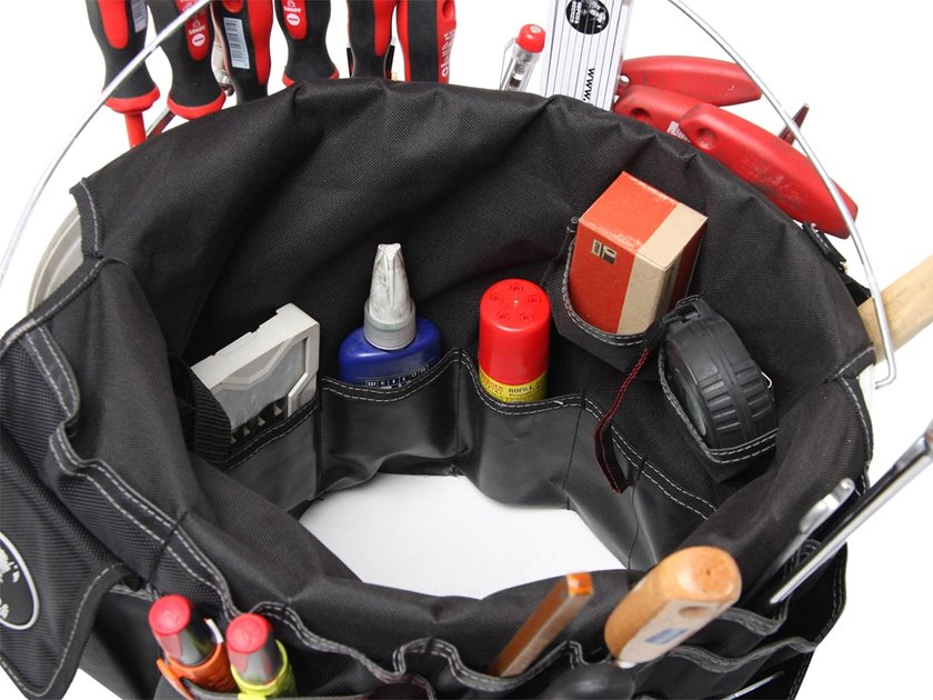 Polytex 5860 Torba na narzędzia do wiadra budowlanego o pojemności 10–15 l Hepco Becker