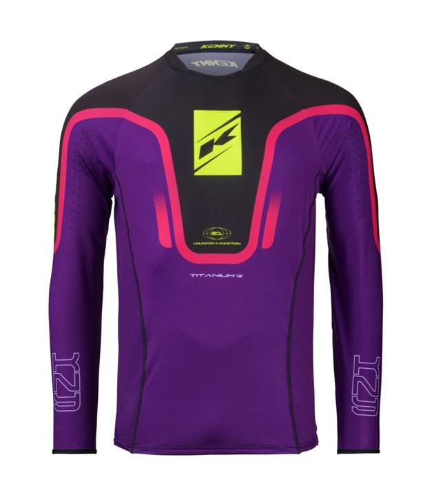 Kenny Racing Koszulka cross/enduro Titanium Purple | 261-3301011-5514