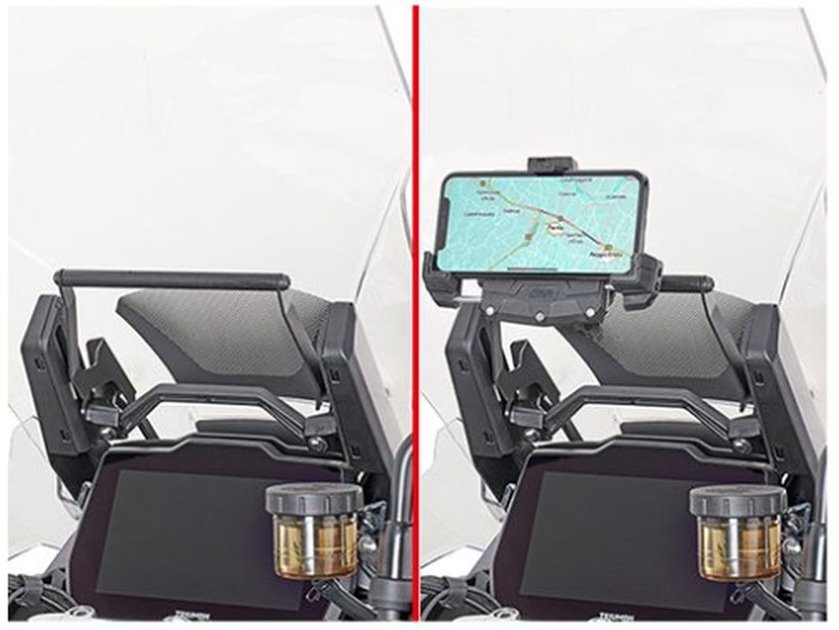 Poprzeczka do montażu uchwytów telefonów GPS Triumph Tiger 1200GT Kappa | KFB6422