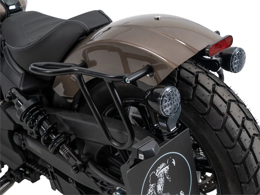 Stelaż pod sakwy skórzane Cutout Indian Scout Bobber czarny | 6267697