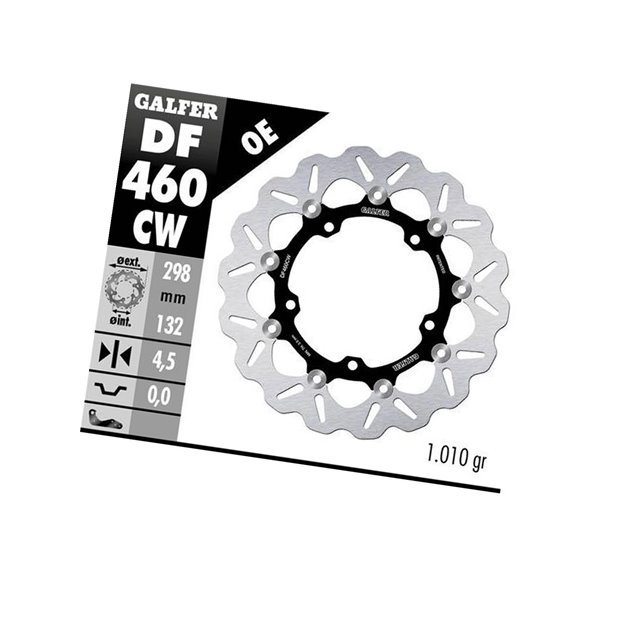 Tarcza hamulcowa pływająca przód Yamaha MT-03, YZF R3/R25 (298MM) WAVE FLOATING Galfer | DF460CW