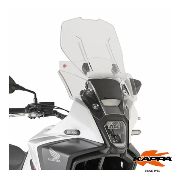 Szyba Honda NX 500 (max 53,5x45cm) regulowana AIRFLOW (12cm zakres regulacji) przezroczysta Kappa | KAF1203B