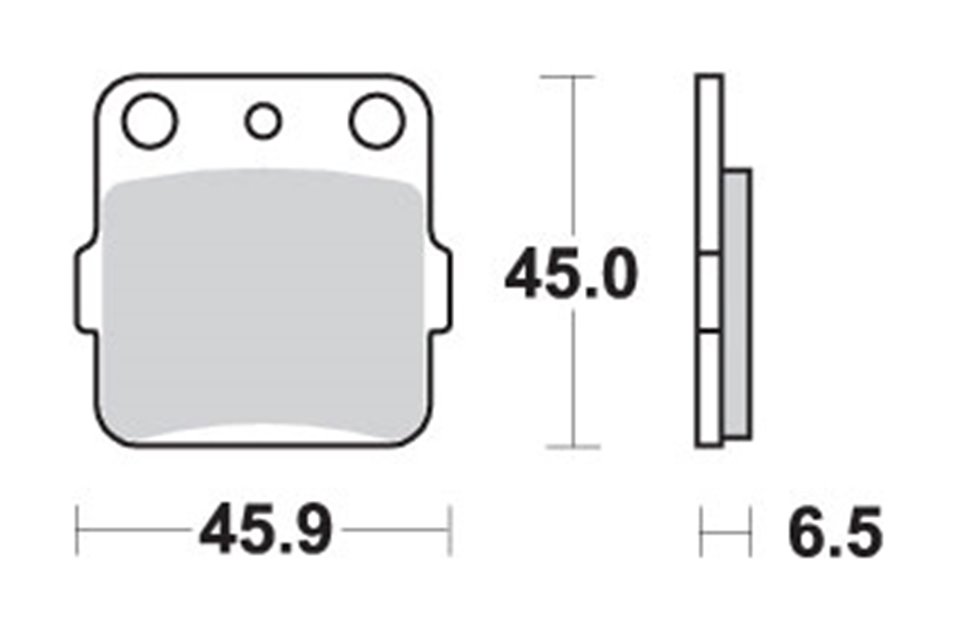 Klocki hamulcowe KH84/3 OFF-ROAD SINTER KOLOR ZŁOTY