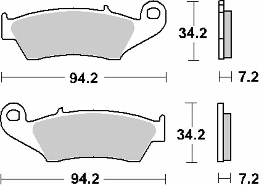 Klocki hamulcowe KH185 / KH389 OFF-ROAD CARBON