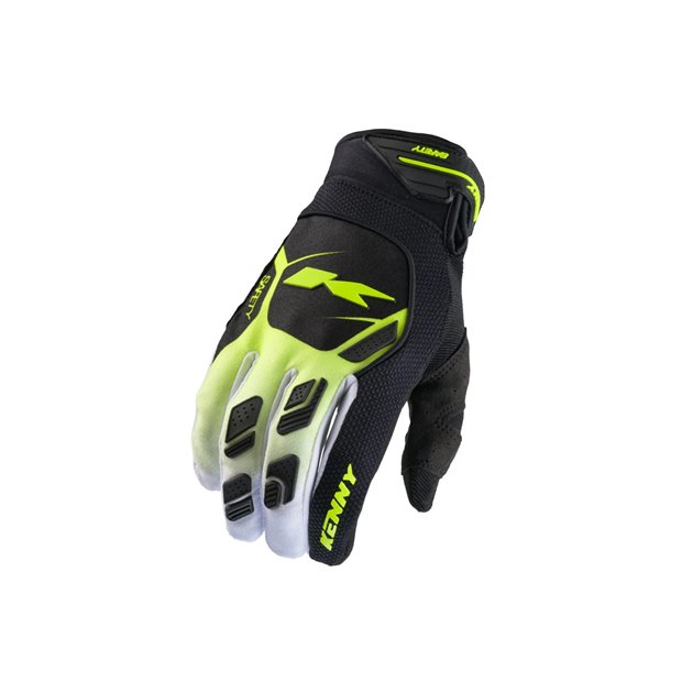 Rękawice Cross/Enduro Safety Neon Yellow XXL Kenny Racing | 251-2905011-1297