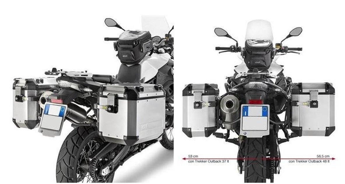 Stelaż kufrów bocznych monokey cam side BMW f 650 gs / f 800 gs (08-17), f 700 gs (13-17) - pod kufry kfr k'force alu KAPPA