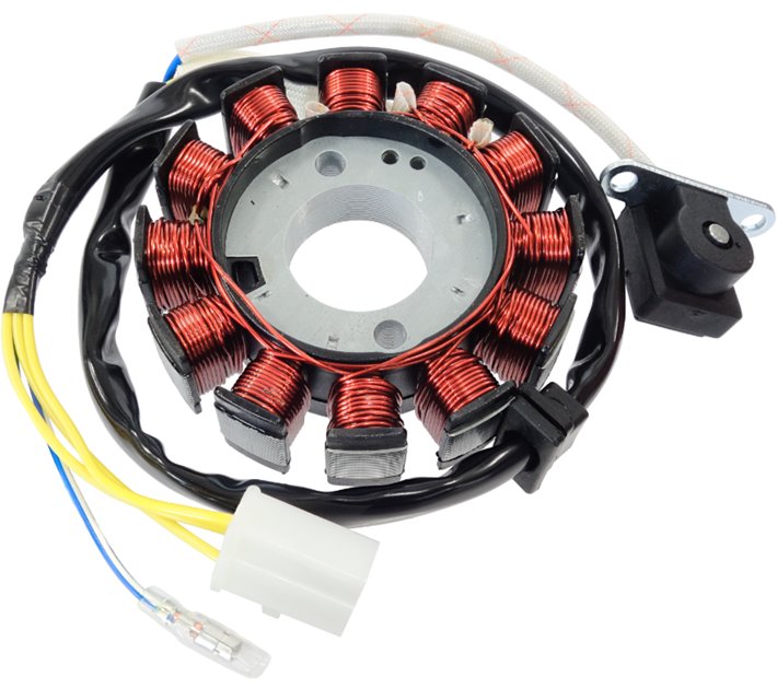 Stator, stojan, iskrownik alternatora do skutera, 12-cewkowy 50cc, E4