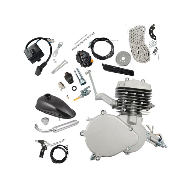 Mocny silnik do roweru 80 cm3 2T, zestaw do roweru spalinowego Moretti