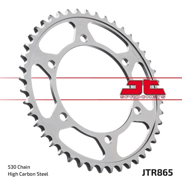 ZĘBATKA TYLNA 865 49 YAMAHA FZR 500H, M, N '89-'90 (JTR865.49)* (ŁAŃC. 530)