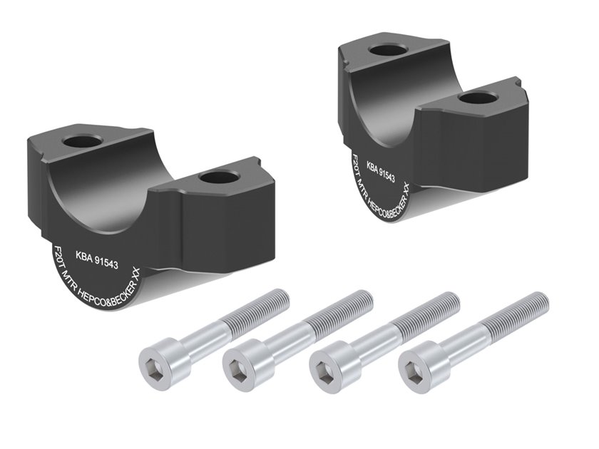 Podwyższenie kierownicy Yamaha Niken/GT 20mm, czarne | 42354565 20 01