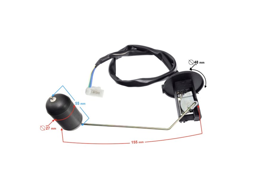 Czujnik poziomu paliwa do skutera Barton Falcon 125 2