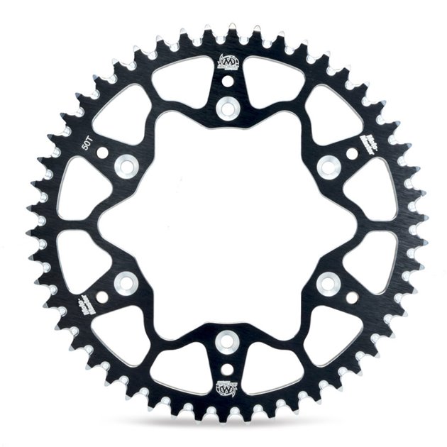 ZĘBATKA TYLNA ALUMINIOWA T7075 (ERGAL) 820 50 (82050) KOLOR CZARNY HUSQVARNA CR/WR/TE/TC 90-13, BETA RR 05-12 (JTR822.50) (ŁAŃC. 520) MOTO-MASTER