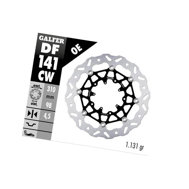 GALFER TARCZA HAMULCOWA PRZÓD HONDA CRF 1100L AFRICA TWIN 2020- (WAVE FLOATING) (310X98X4,5MM) | DF141CW