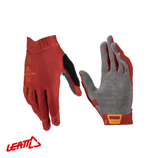 Rękawice rowerowe (damskie) MTB 1.0 GRIPR Glove Lava bordowy L Leatt | 6023046453