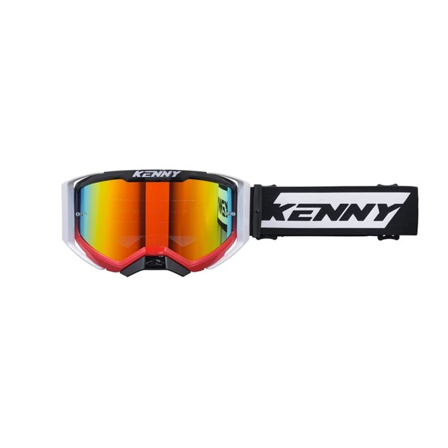 Kenny Racing Gogle Performance EVO 2 Red White Clear Lens czerwony/biały / czarny | 251-0702011-01