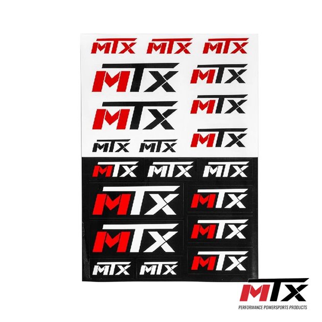 Naklejki logo (arkusz) MTX PARTS | MTXLOGOSTICKER