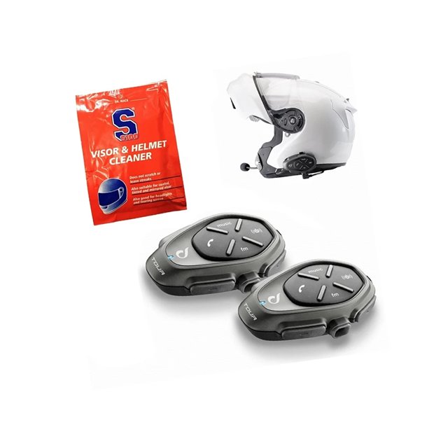 Interkom motocyklowy 2-pak Tour HD PL menu INTERPHONE | INTERPHOTOURHDTP