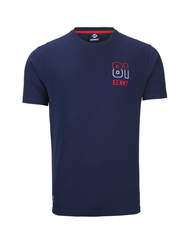 Koszulka T-shirt Suzuka Navy niebieski/czerwony XXXL Kenny Racing | 261-8920060-59