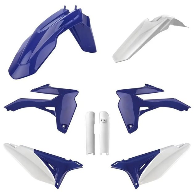Zestaw plastików Body Kit Polisport niebieski biały OEM | 91432