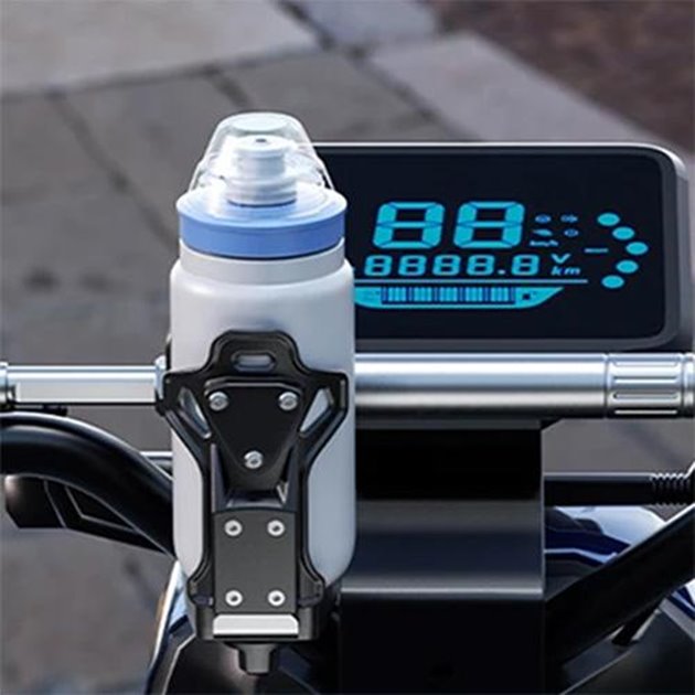 Uniwersalny uchwyt na bidon, butelkę i termos – idealny do motocykla, skutera, roweru