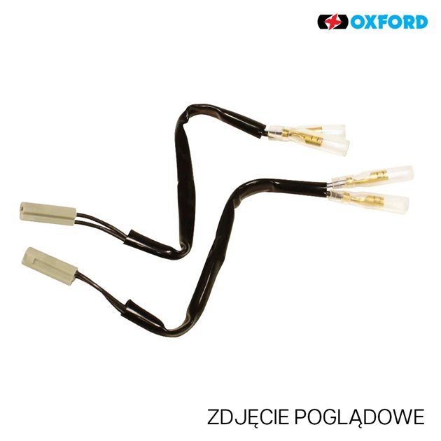 Złącze kierunkowskazów LED i żarówkowych do kostki OEM Yamaha (3 przewody do jazdy dziennej) Oxford | OX891
