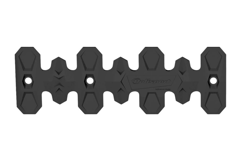 Osłona kolektora wydechu krótka 22 cm Polisport czarny | 8483700001