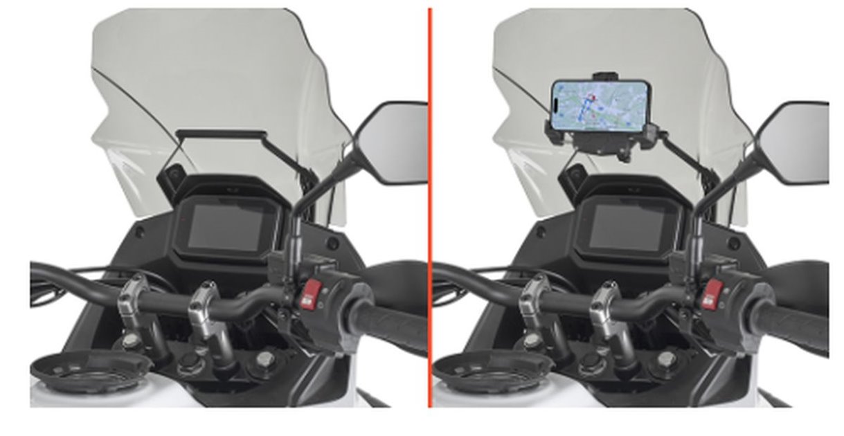 Poprzeczka Kappa do montażu uchwytów telefonów GPS Honda XL 750 Transalp | KFB1201