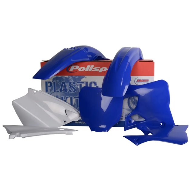 Zestaw plastików Body Kit Polisport niebieski biały OEM | 91383