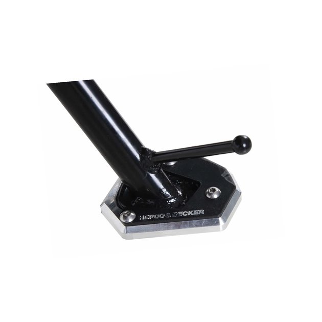 Płyta pod stopkę boczną srebrno-czarna Honda CBR 500 R/E-Clutch | 42119559 00 91