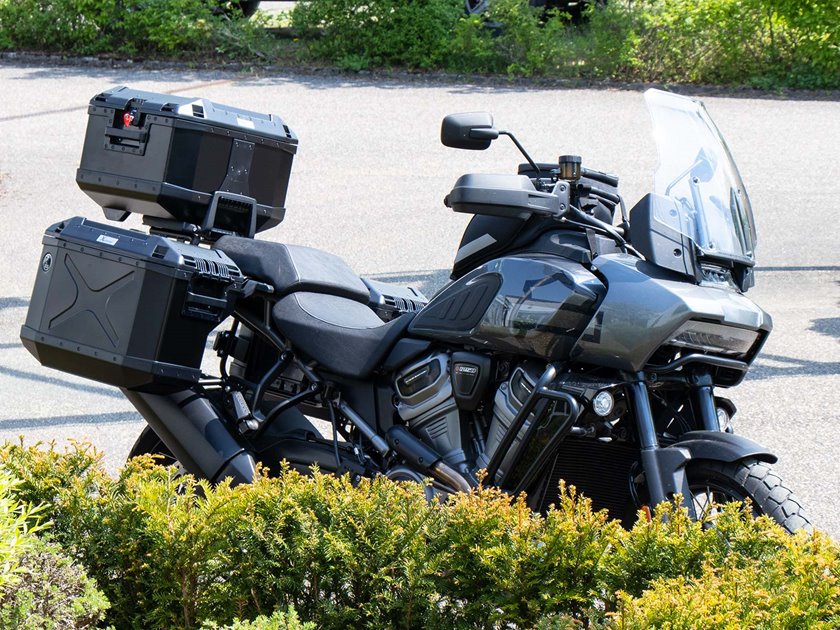 Stelaż Cutout + kufry boczne Xplorer Harley-Davidson Pan America 1250 / Special 2021-2026 Hepco Becker | 6517600 00 01-01-40