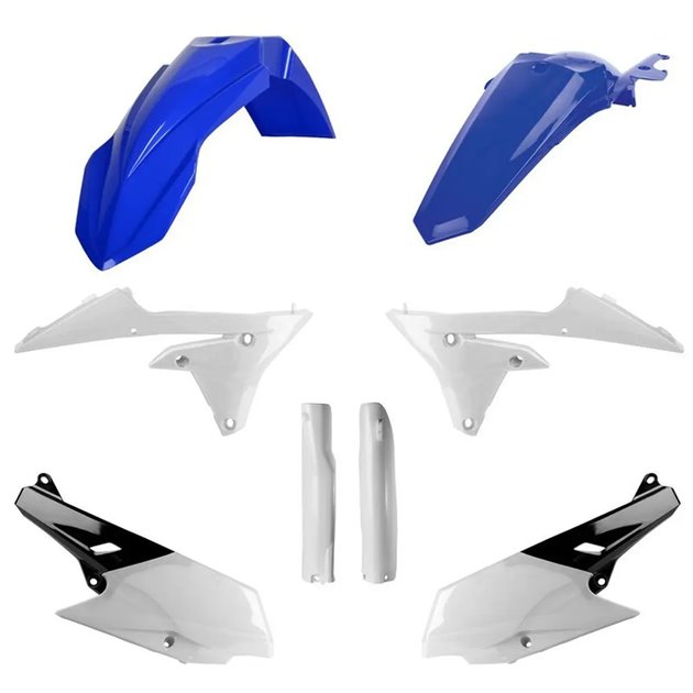 Zestaw plastików Body Kit Polisport niebieski biały OEM | 91416
