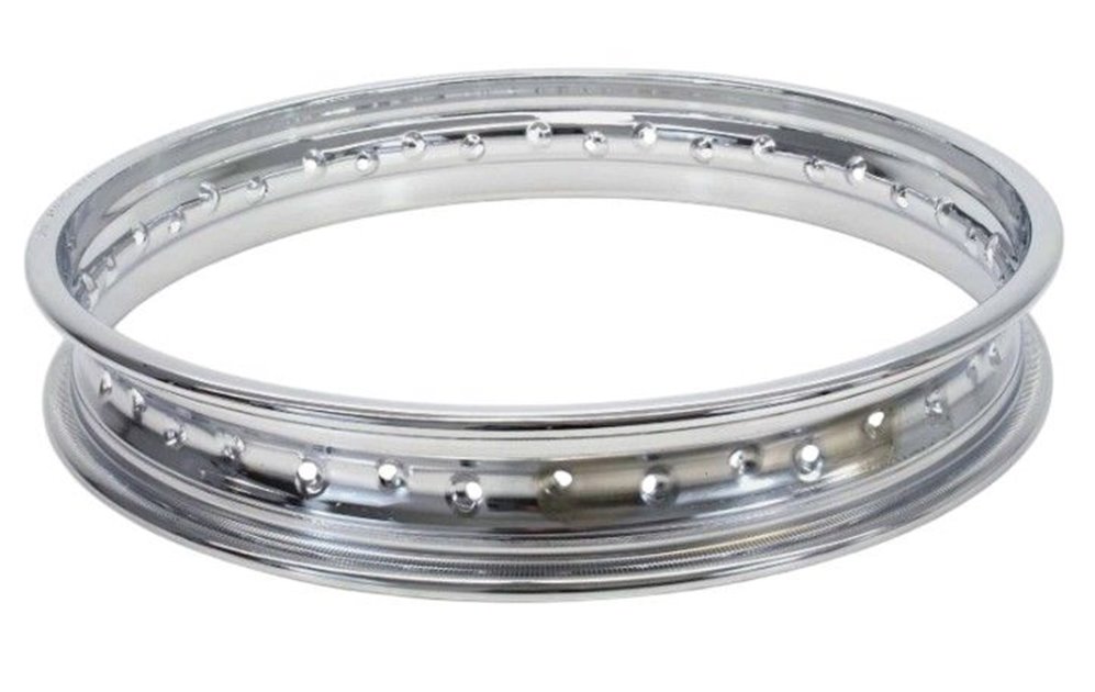 Obręcz koła tylnego chrom 18" x 1.85" (40 otworów) Honda CB 500 (hamulec bębnowy) Tourmax | SRM-005