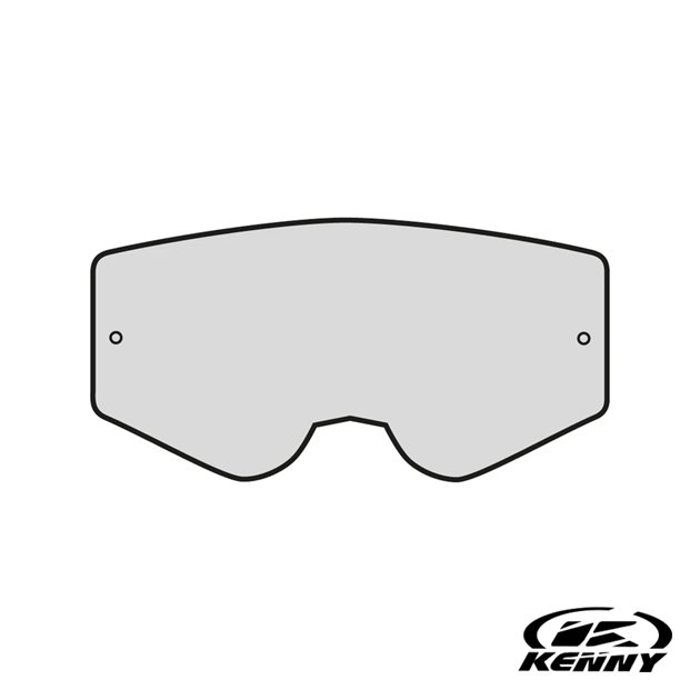 Szybka przeźroczysta do gogli Performance Kenny Racing | 251-0902011