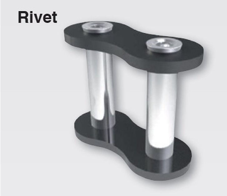 Zakuwka łańcucha 525 DZX ACTIVE RING Chrom RIVET CZ | CZ525DZXRIVSL