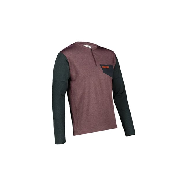 Koszulka rowerowa MTB Trail 4.0 Jersey Malbec (M) LEATT | 5022080492