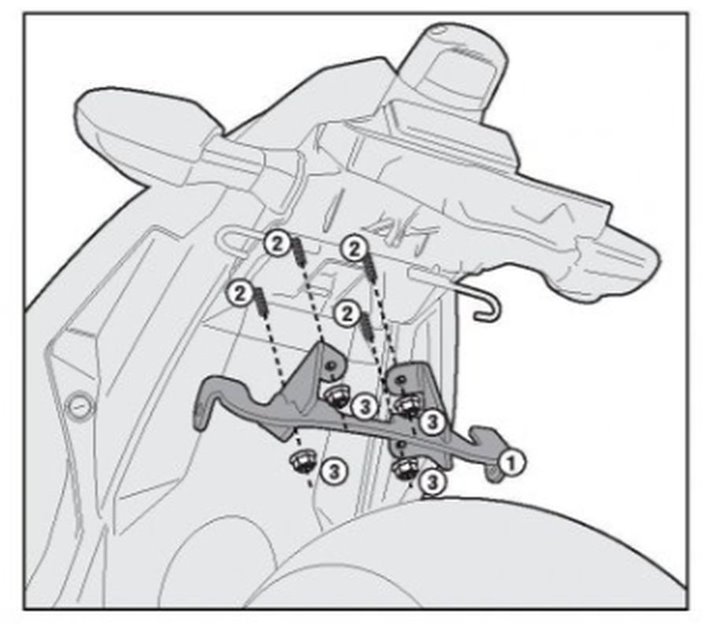 Adapter stelaża bocznego Kappa | 4108KIT