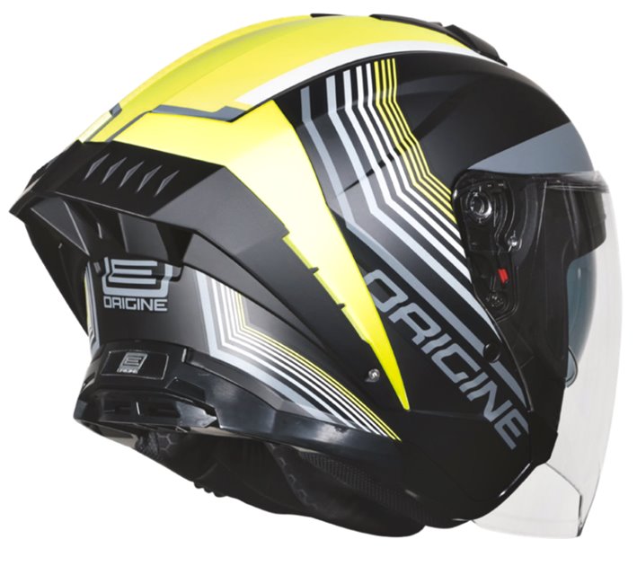 Kask ORIGINE APRICA SHADE matt fluo yellow black XXL