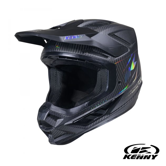 Kask Cross/Enduro Titanium Carbon Matt Holographic Czarny Rozmiar S KENNY RACING | 261-0505021-54
